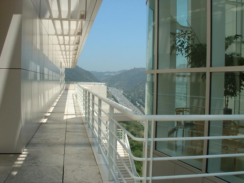 The Getty Centre - made of about 300,000 pieces of travertine from a quarry near Rome