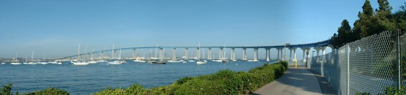 Coronado bridge in San Diego.