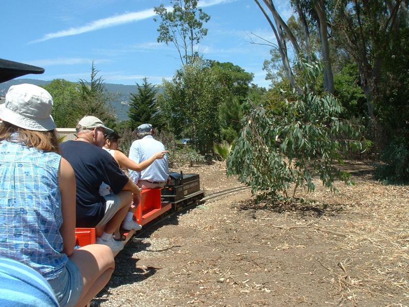 Goleta short line minuture-train ride.