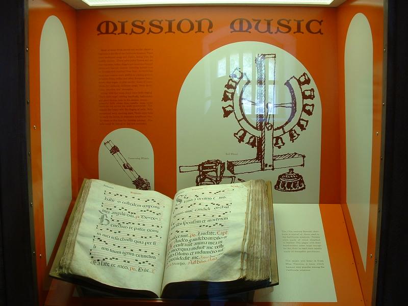 Traditional mission music book.