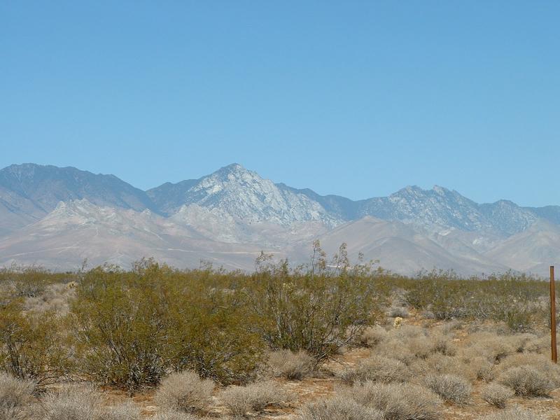 The desert - Ridgecrest.