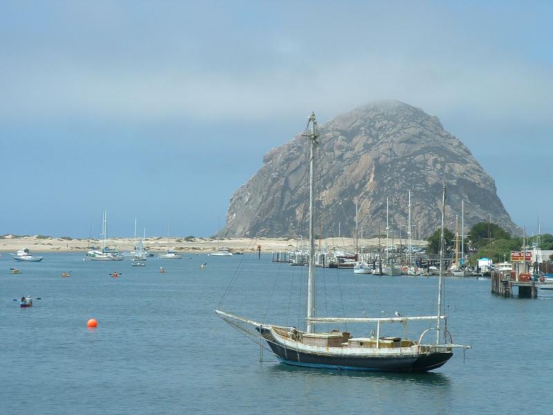Morro rock at Morro Bay.