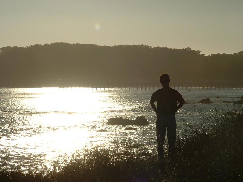 Rob and the Sunset.