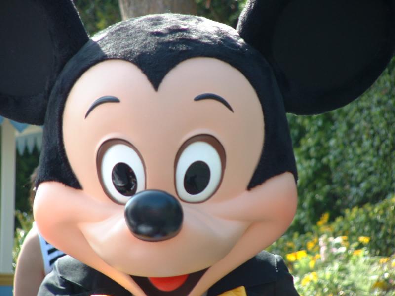 Here comes Mickey ... Disneyland
