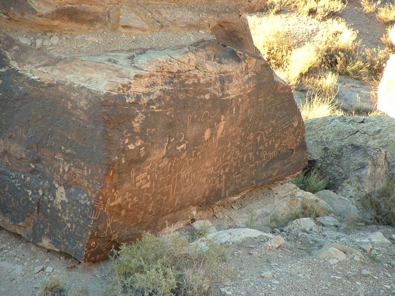 Newspaper Rock at Petrified Forest National Park