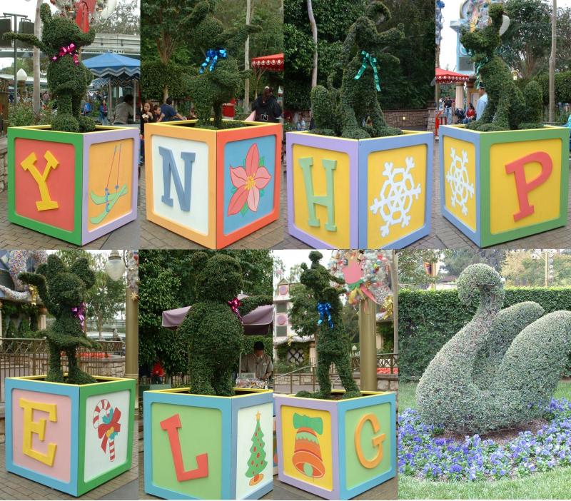 Grass characters, Disneyland