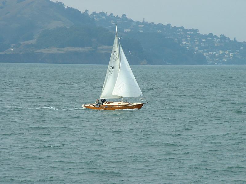 A yacht on San Francisco bay