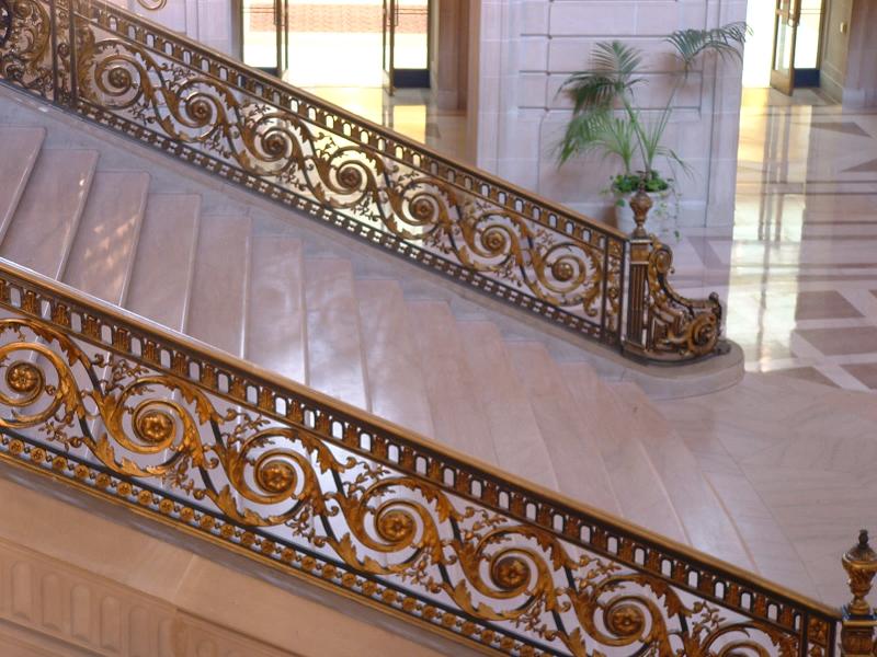 Ornate Stair Rails, City Hall, San Francisco