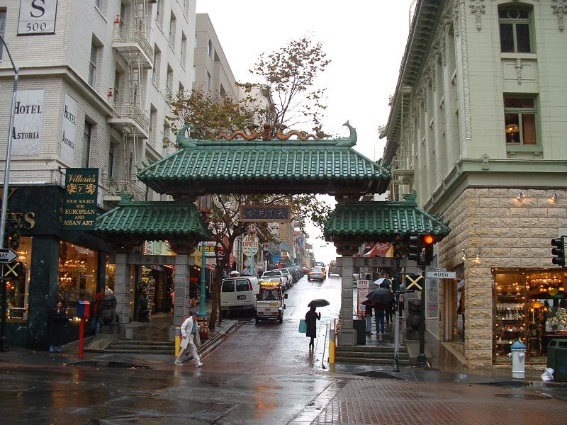 The Gate at the entrance to Chinatown, San Francisco