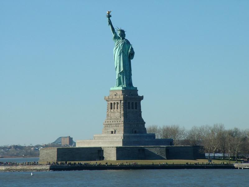 The Statue of Liberty from the Staten Island Ferry, New York City