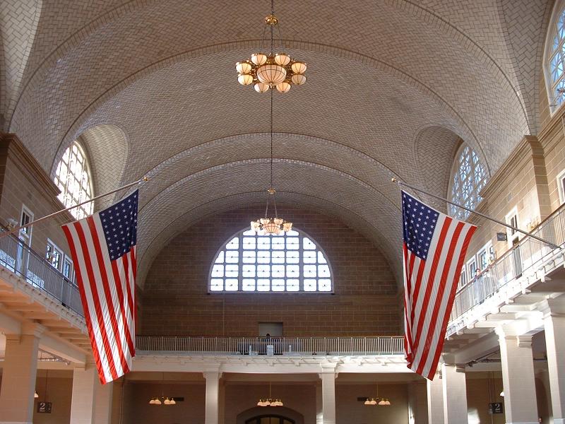The Great Hall, Ellis Island, New York City