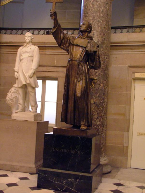 Father Junipero Serra (Miguel Jose Serra) given by California to the National Statuary Hall Collection, Capitol Building, Washington DC