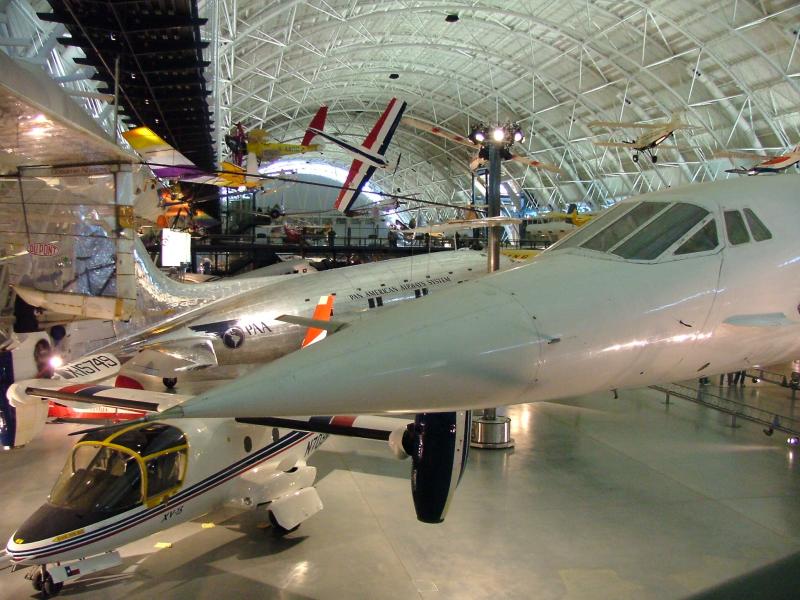 Some of the planes displayed in the hanger, Steven F. Udvar Hazy Center, Washington DC