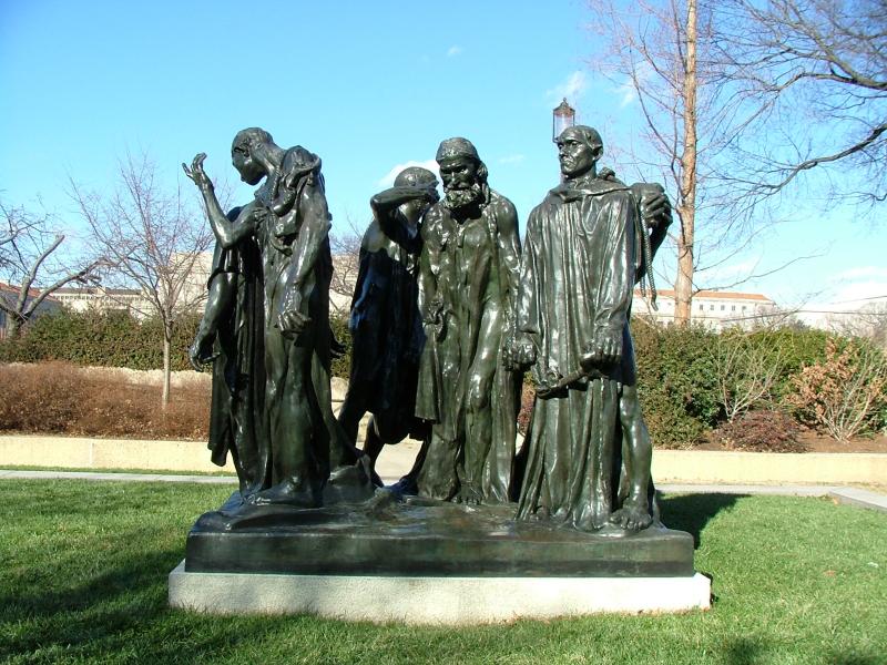 Monument to the Burghers of Calais, Hirshhorn Sculpture Garden, Washington DC