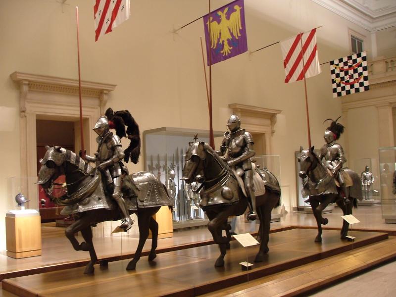 Armours for man and horse, etched steel, leather, 16th century, Metropolitan Museum of Art, New York City