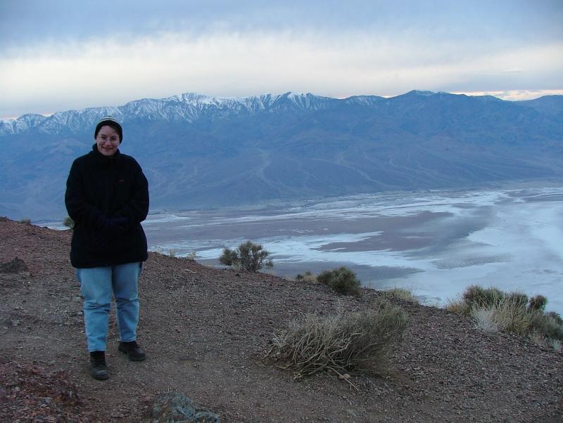 Sunset at Dante's View - it was a bit chilly, Death Valley National Park