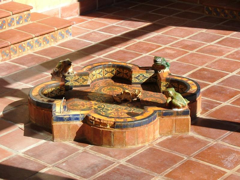 One of the many water fountains, Scotty's Castle, Death Valley National Park