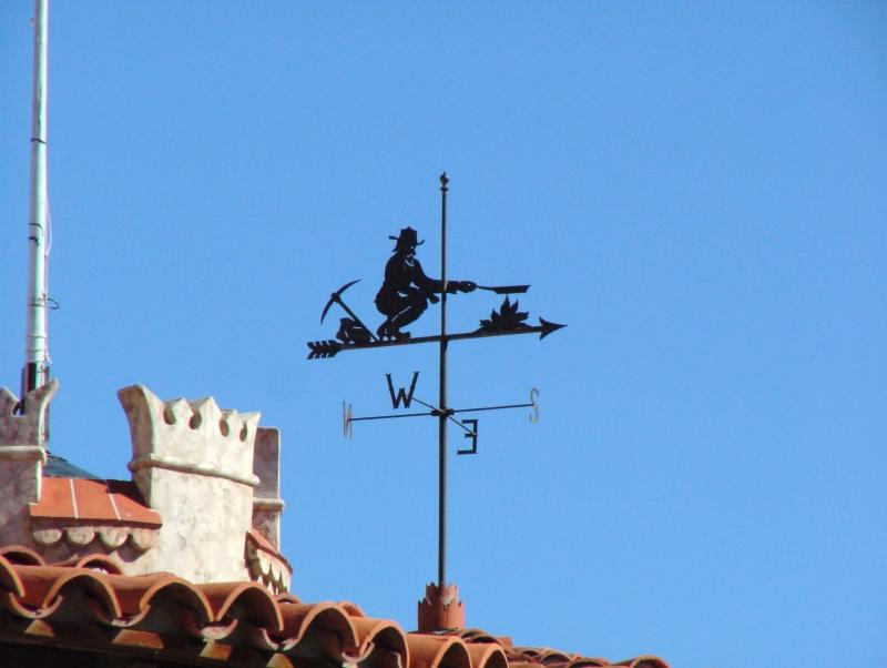 The weather-vane at Scotty's Castle, Death Valley National Park