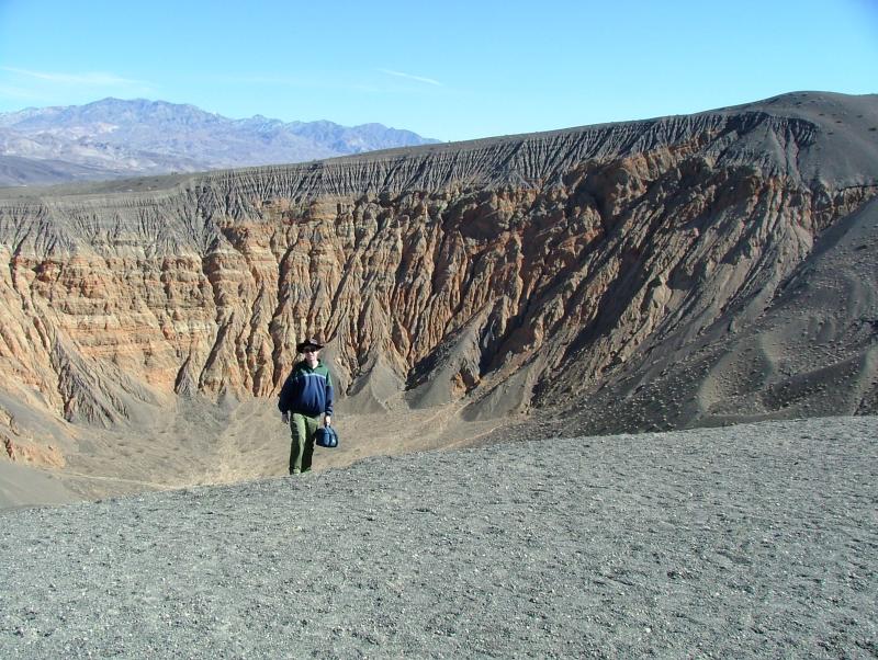 Rob and Ubehebe crater, Death Valley National Park