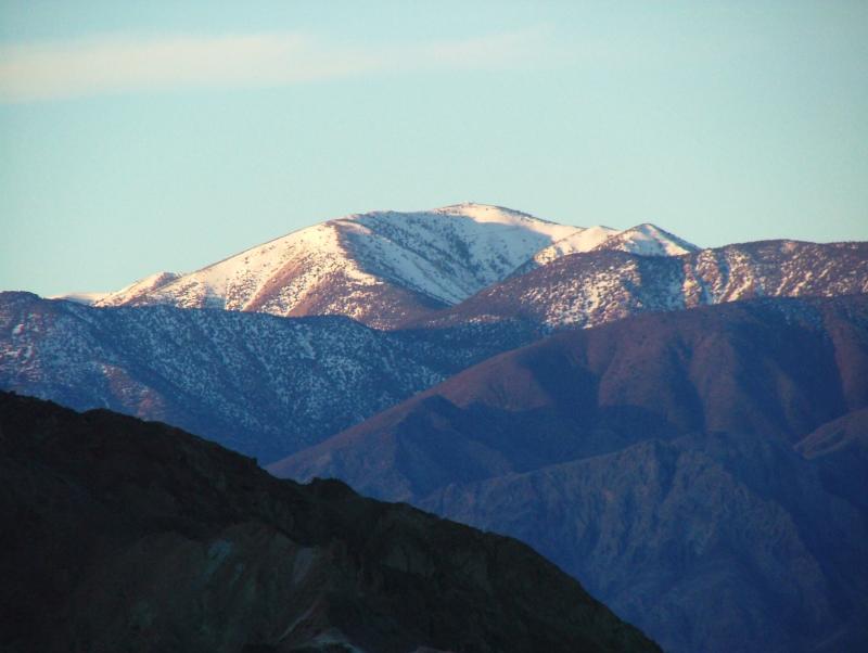 Telescope Peak, Sunset from Zabriskie Point, Death Valley National Park