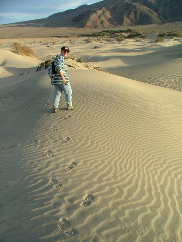 Sunset on the Sand Dunes, Death Valley National Park