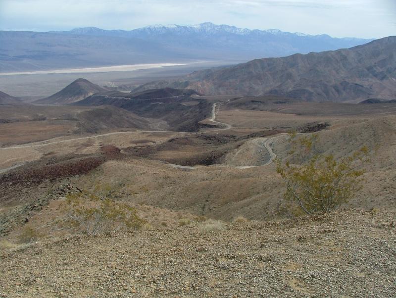 View of Panamint Valley and mountains from Father Crowley Point, Death Valley National Park