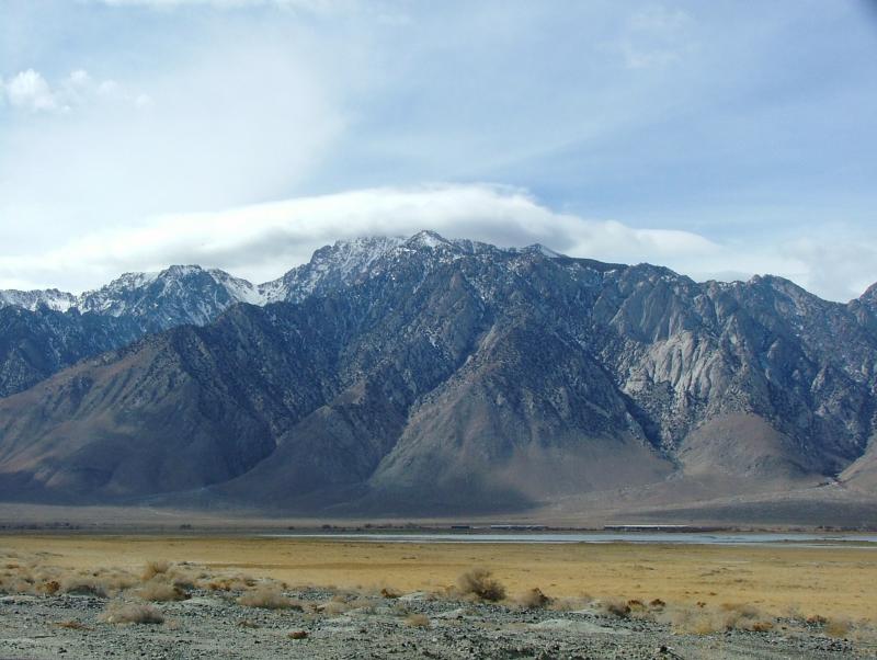 Sierra Nevada's on the way back from Death Valley National Park