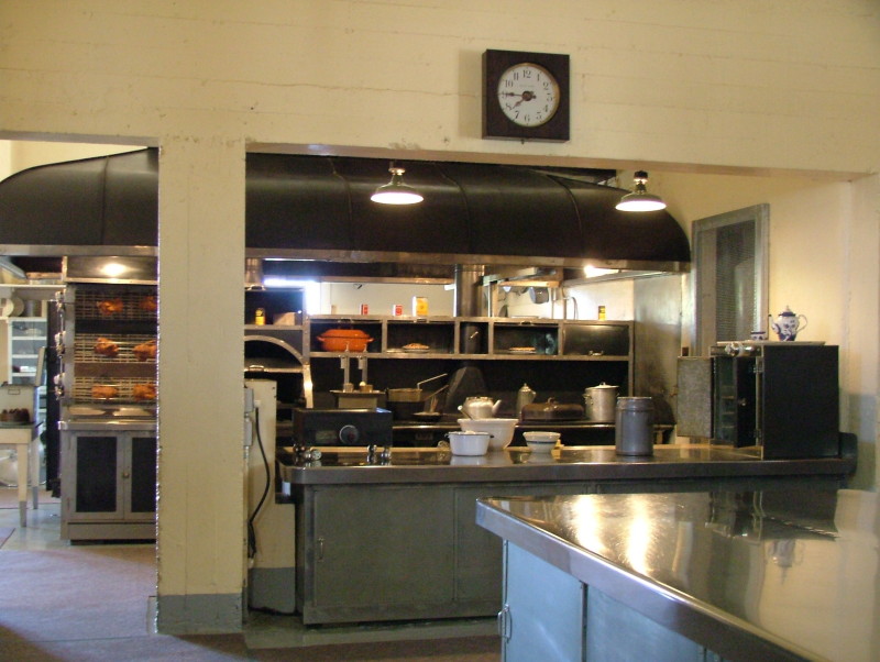 The Kitchen, Casa Grande, Hearst Castle, San Simeon, California