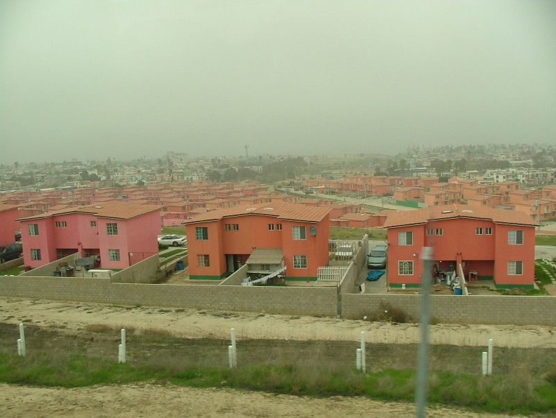 'Cloneville' on the way to Rosarita Beach, Mexico