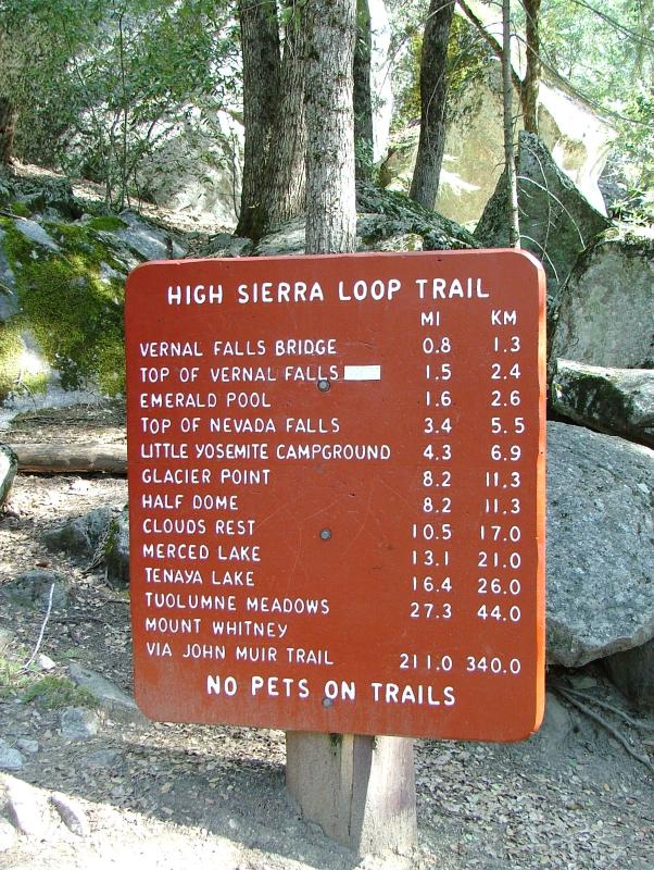 You can walk to Mount Whitney from here ... Yosemite National Park, California