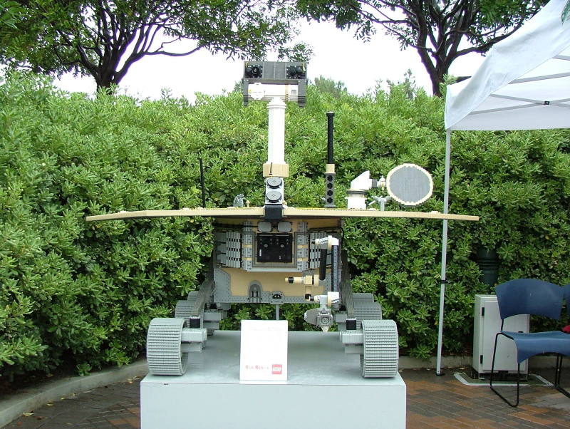 Full-scale model of a NASA rover, Legoland, Carlsbad, California