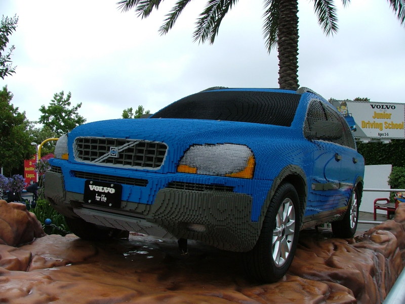 Full-Scale Volvo Lego XC90, Legoland, Carlsbad, California