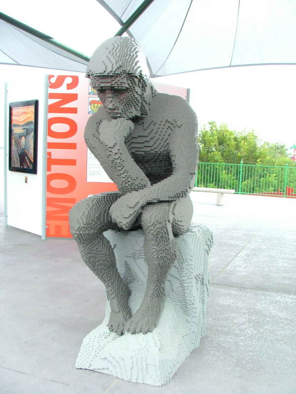 Rodin's The Thinker, Legoland, Carlsbad, California