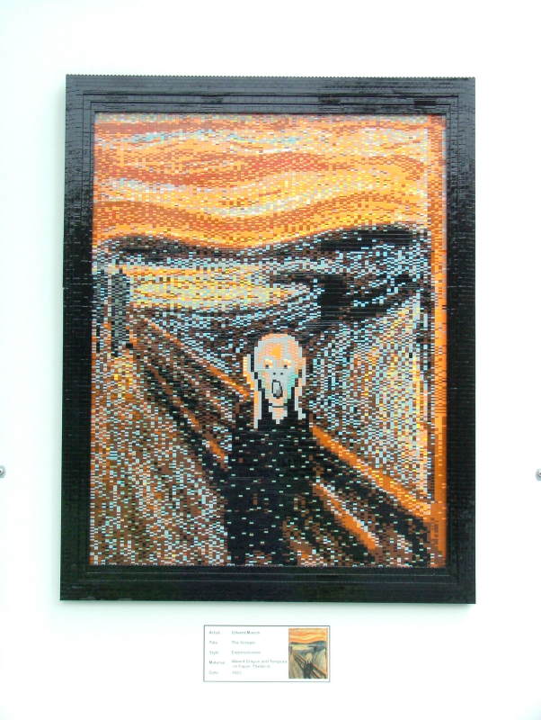 Munch's The Scream, Legoland, Carlsbad, California