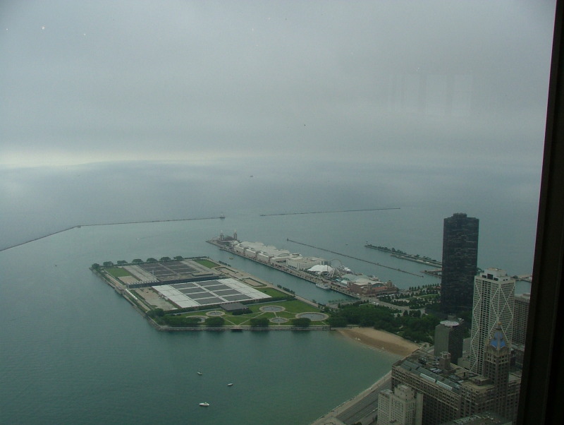 View from the John Hancock building, Chicago