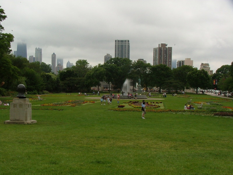 Outside the Conservatory, Lincoln Park, Chicago