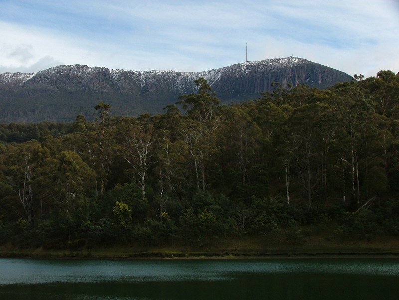 Mount Wellington from the Waterworks Reserve, South Hobart, Tasmania