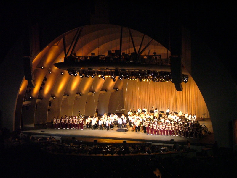 LA Philharmonic and the USC Trojans, Hollywood Bowl, Hollywood, California
