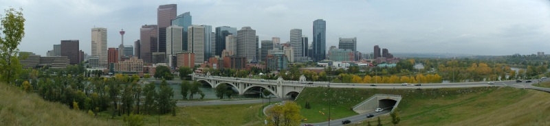 Panorama of Calgary, Alberta, Canada