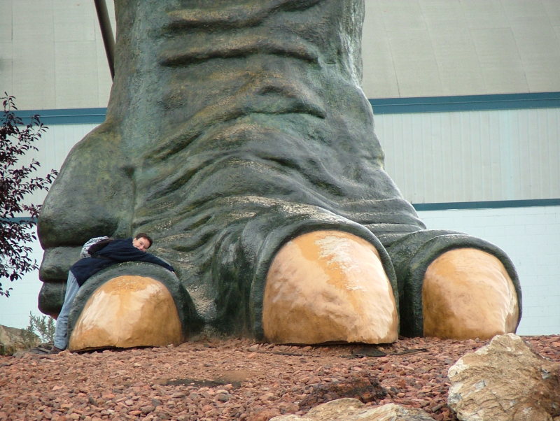 World's Largest T-Rex, Drumheller Tourist Centre, Drumheller, Alberta, Canada