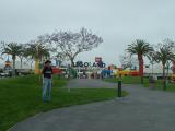 Rob outside Legoland before we entered.