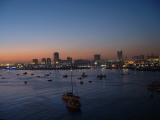 The skyline at Long Beach