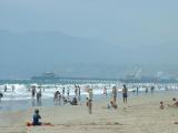Santa Monica Pier from Venice Beach. Santa Monica Pier from Venice Beach.
