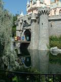 Reflections of Sleeping Beauty Castle.