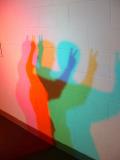 Shadows one of the exhibits in the Reuben H Fleet Space Theatre & Science Center, Baloba Park