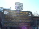 Oatman, on Route 66.