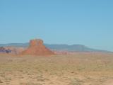 A Butte on our way to Nevada.