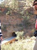 The start of the tunnel, Zion Canyon.