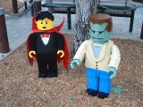 Halloween characters, Legoland with The Mulders