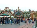 Toontown decorated in Christmas gear, Disneyland